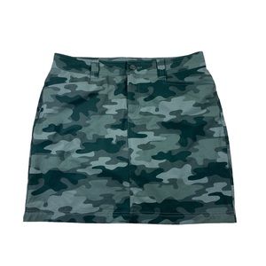 Eddie Bauer Skirt Womens 6 Green Camo Adventurer 2 Skort Stretch Hiking Ladies